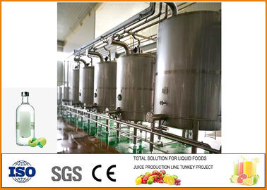 Cina 200T / Tahun Green Plum Wine Fermentasi Peralatan Line Produksi Food Grade pemasok