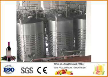 Cina Peralatan Fermentasi Buah Mulberry Anggur 304 Bahan Stainless Steel Garansi 12 Bulan pemasok