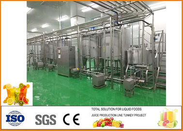 Cina 3T / H Fruit Juice Blending System Line Produksi CFM-B2-03T Pengoperasian yang Mudah pemasok