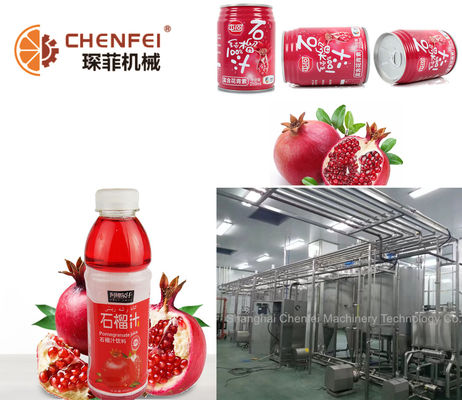 Peralatan Pengolahan Jus Buah Jambu Biji SS304 Bahan CFM-B-03-26T Warna Silver